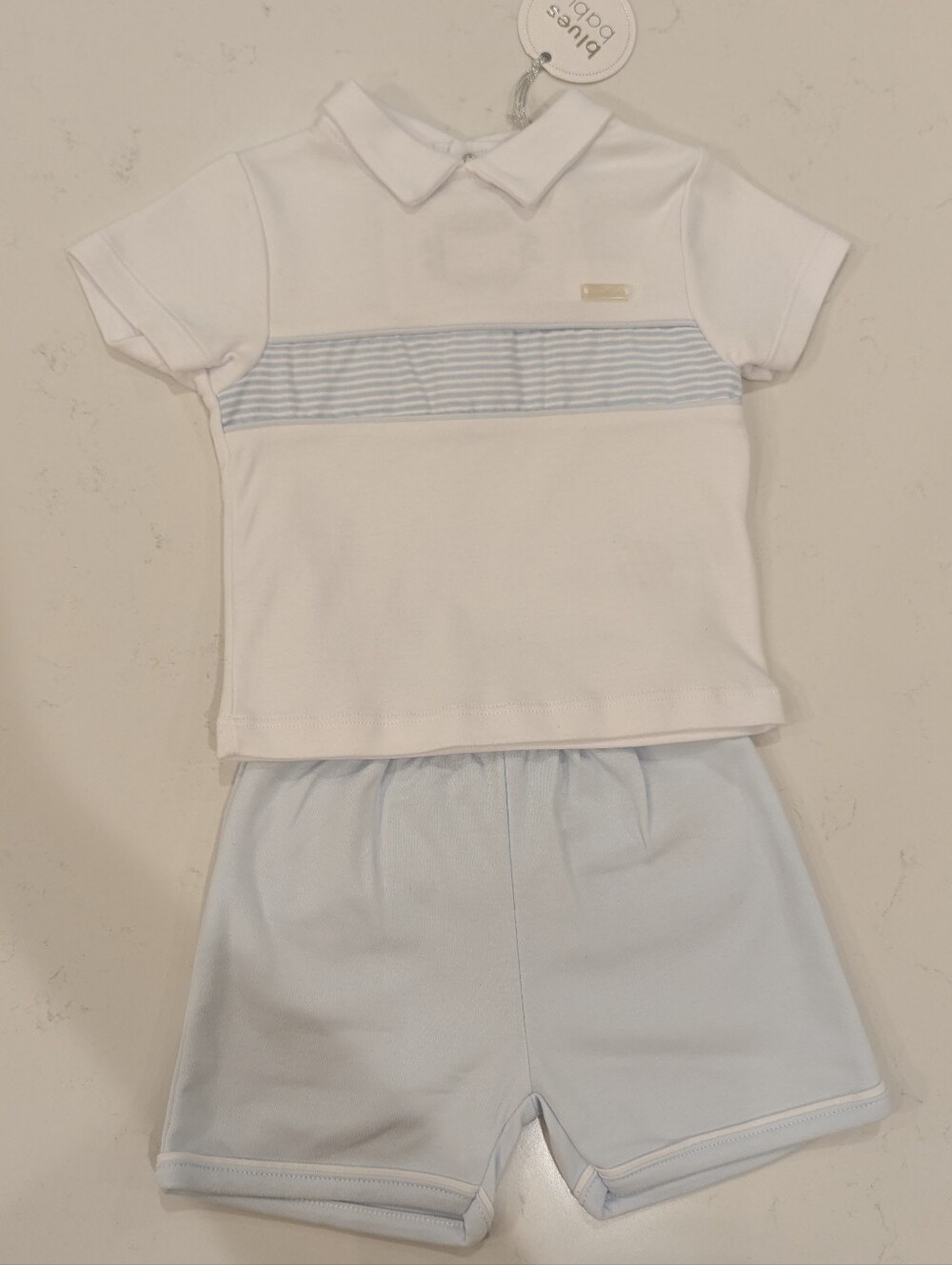 Blues Baby | Seville Boys Blue Short Set - Picture 2 of 4